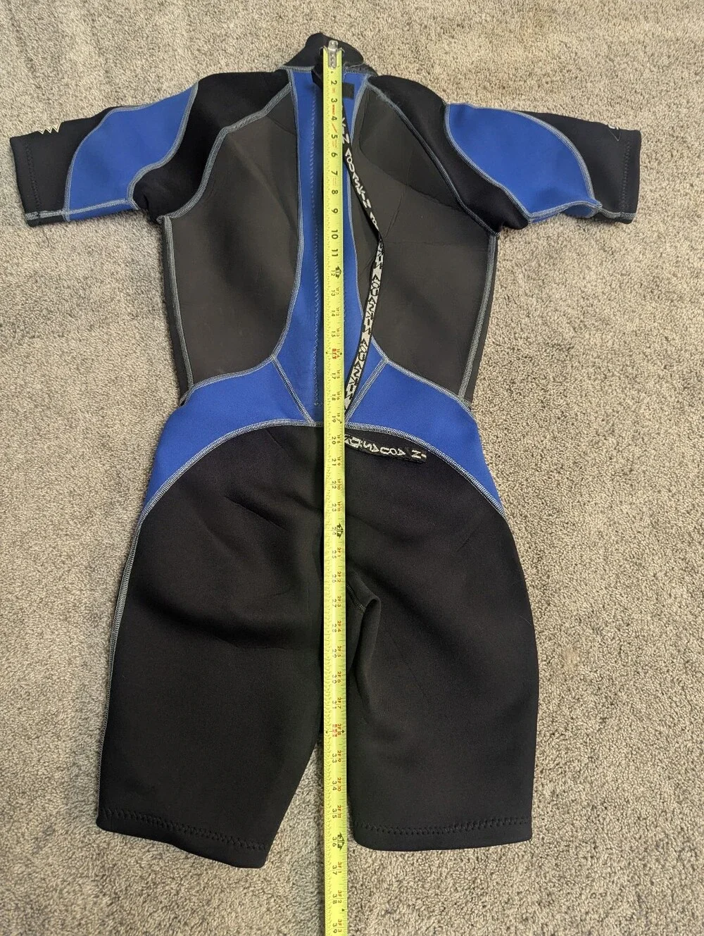 Kids Blue/Black Shorty Wetsuit - Youth Swim